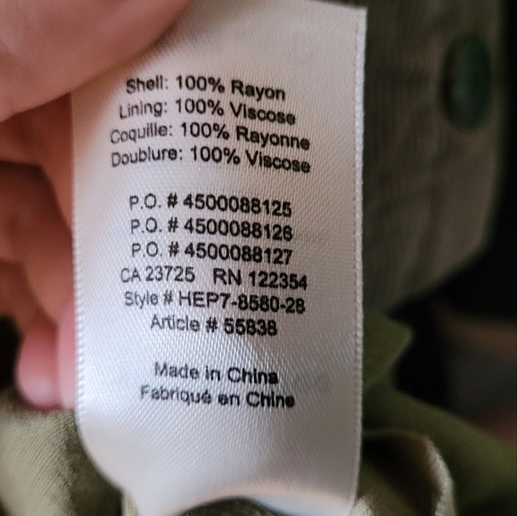 WILFRED Free xs Vivienne slip dress sage green - Picture 8 of 8